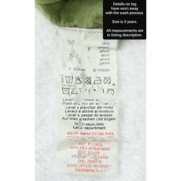 GIRL'S 3 POMMES BOUTIQUE "SUPER PRETTY & SUMMER FUN" TIE DYE COTTON DRESS 5 yrs - Picture 7 of 9